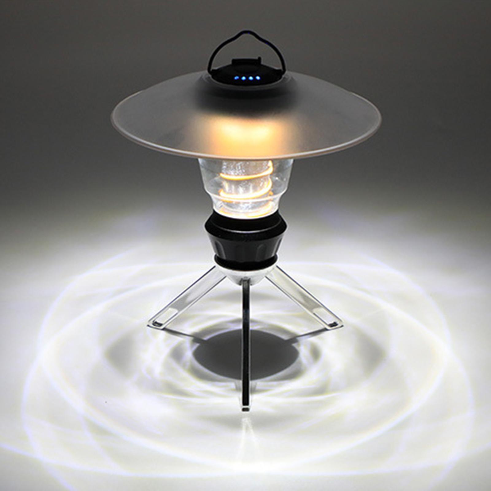 Camping Lantern with Tripod Dimmable Rechargeable LED Camping Tent Light