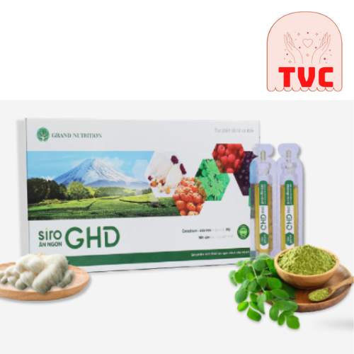 Combo 3 Hộp Siro Ăn Ngon GHD - Hỗ Trợ Tăng Cường Tiêu Hóa, Giúp Trẻ Tăng Cân