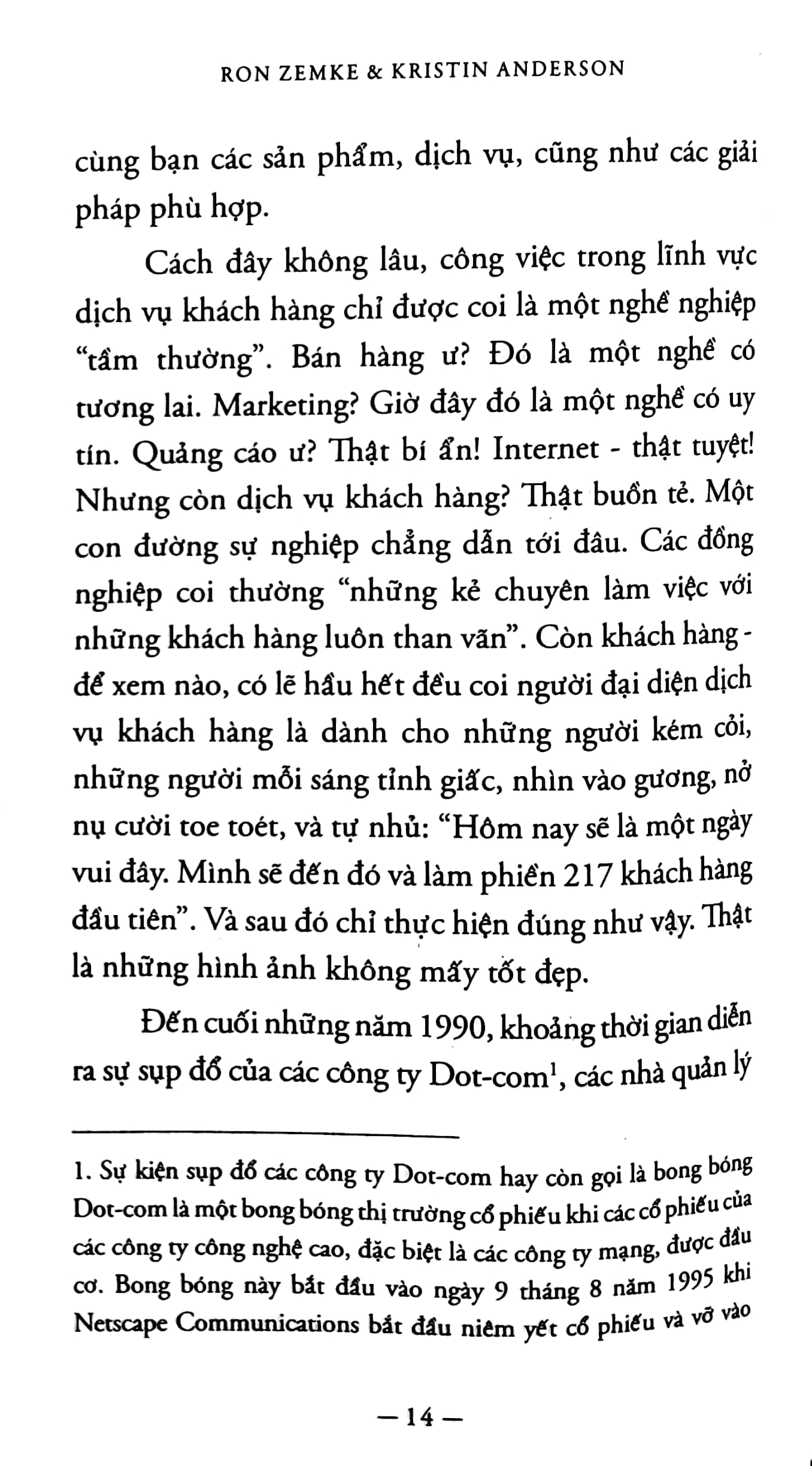 Dịch vụ sửng sốt khách hàng sững sờ - Kristin Anderson, Ron Zemke