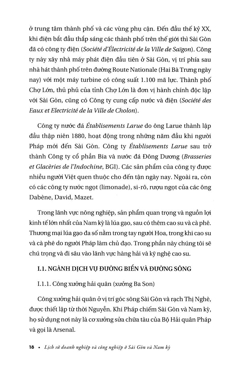 Sách Lịch Sử Doang Nghiệp Và Công Nghiệp Ở Sài Gòn Và Nam Kỳ Từ Giữa Thế Kỷ Xix Đến Năm 1945