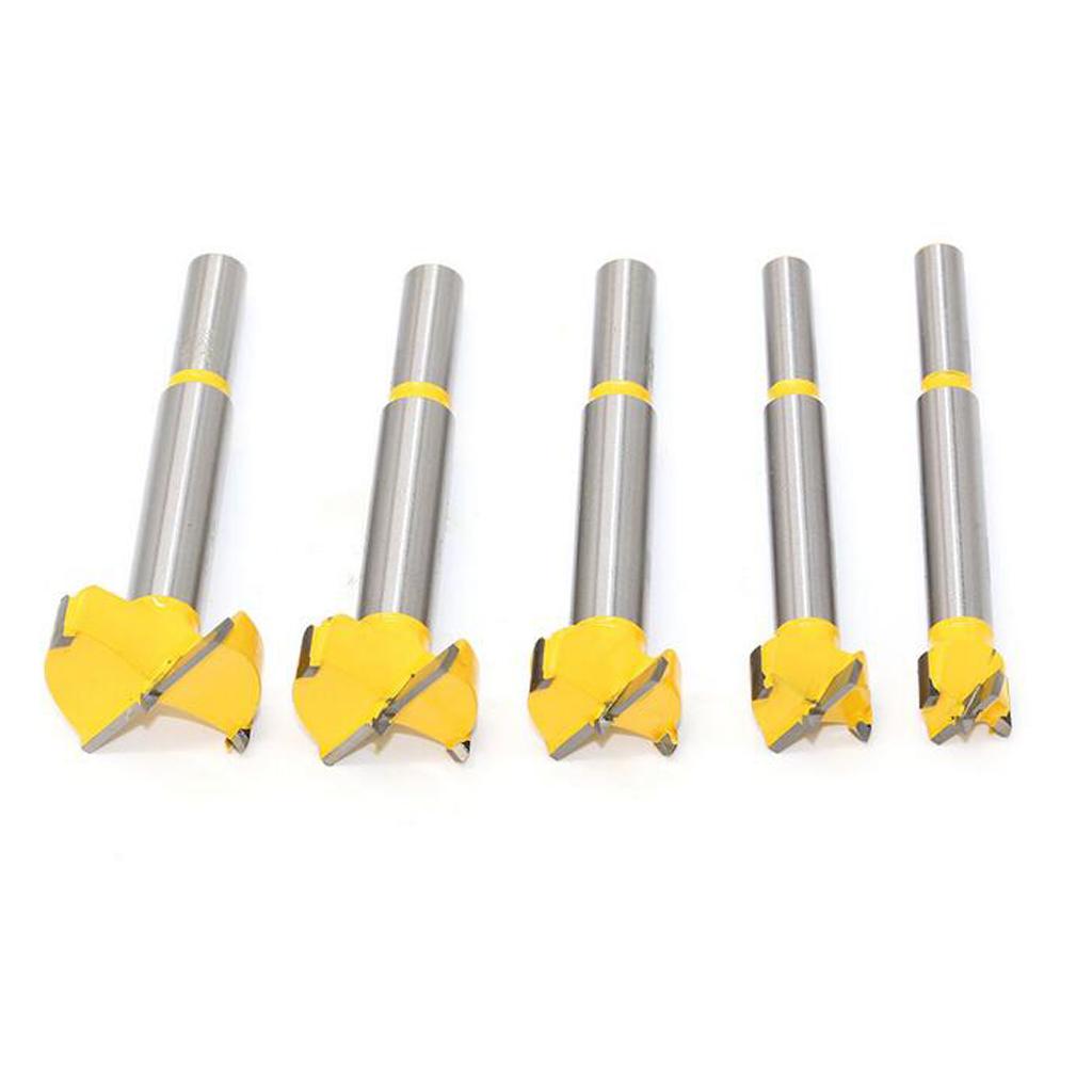 5pcs PROFESSIONAL   DRILL BIT SET WOODWORKING HOLE SAW   BITS
