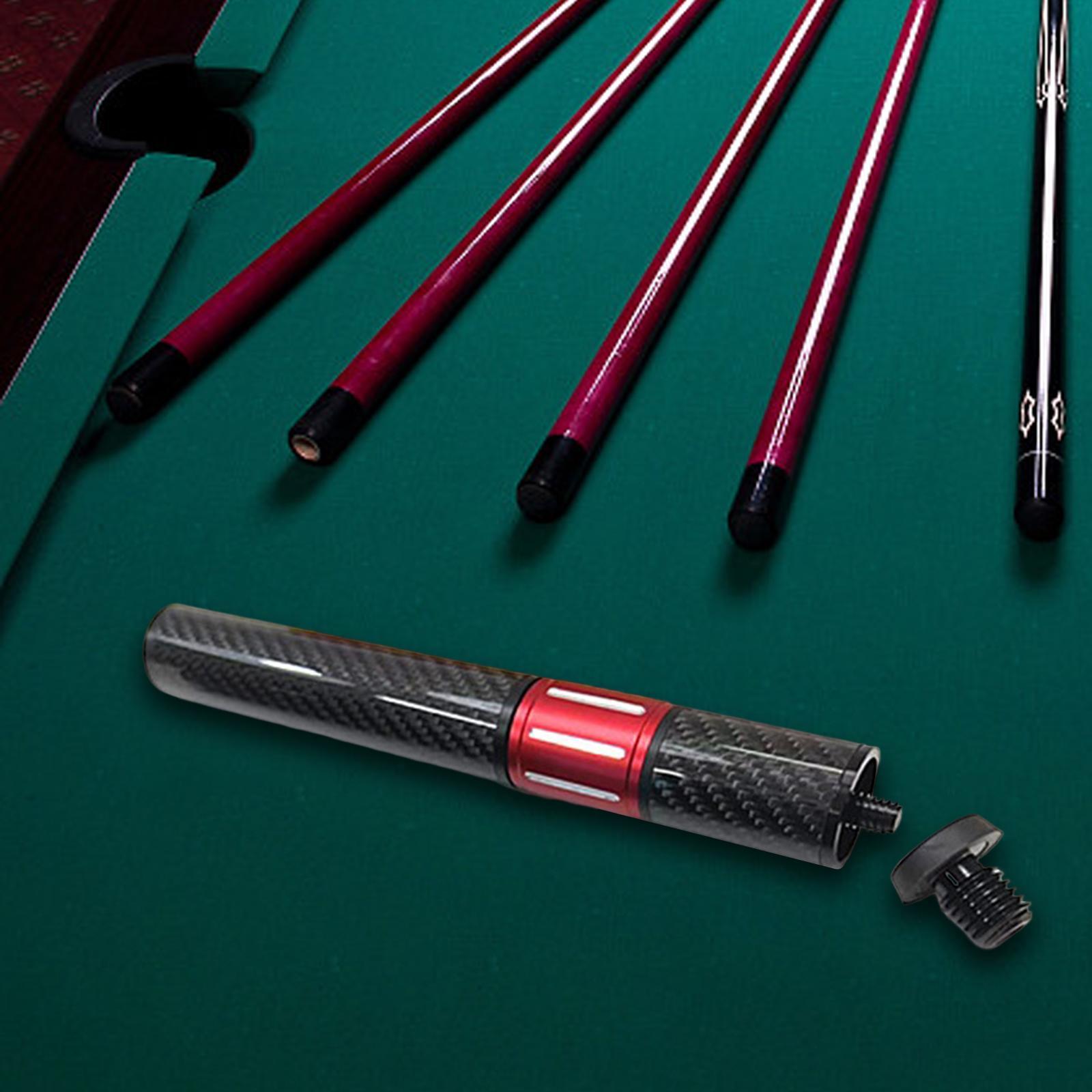 Telescopic Pool Cue Extension Snooker Cue Extend Compact Billiard Holder Cue Joint Accessories End Lengthener for Billiard Cues Professional