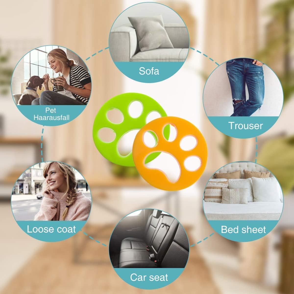 4PCCS chống bóng, công cụ làm sạch lông động vật, máy giặt tóc và cắt lông động vật dính vào quần áo của bạn