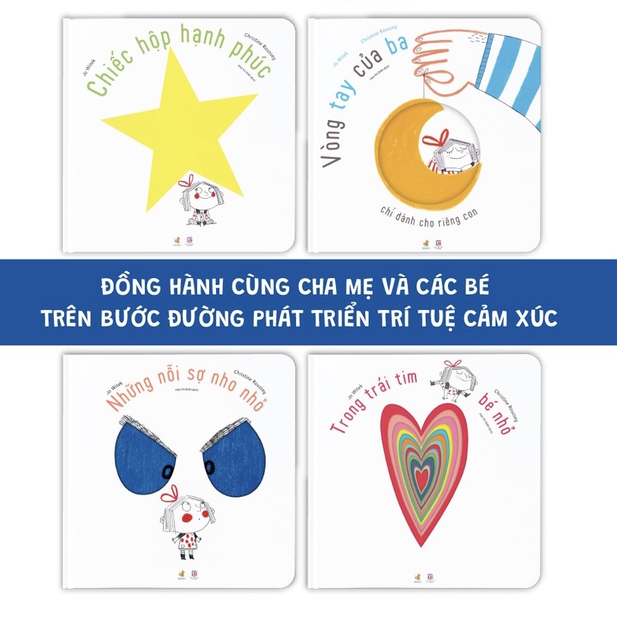 Bộ sách tương tác nuôi dưỡng tâm hồn phát triển IQ-EQ cho bé (0-12 tuổi ) - TNBooks