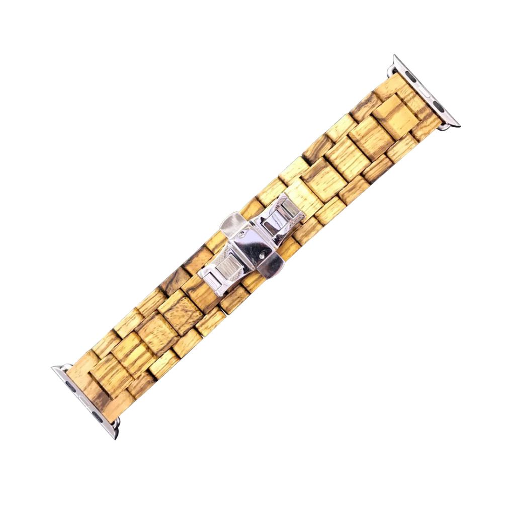 Sandalwood Watch Strap Band Clasp for  /2/1 42mm Light Brown