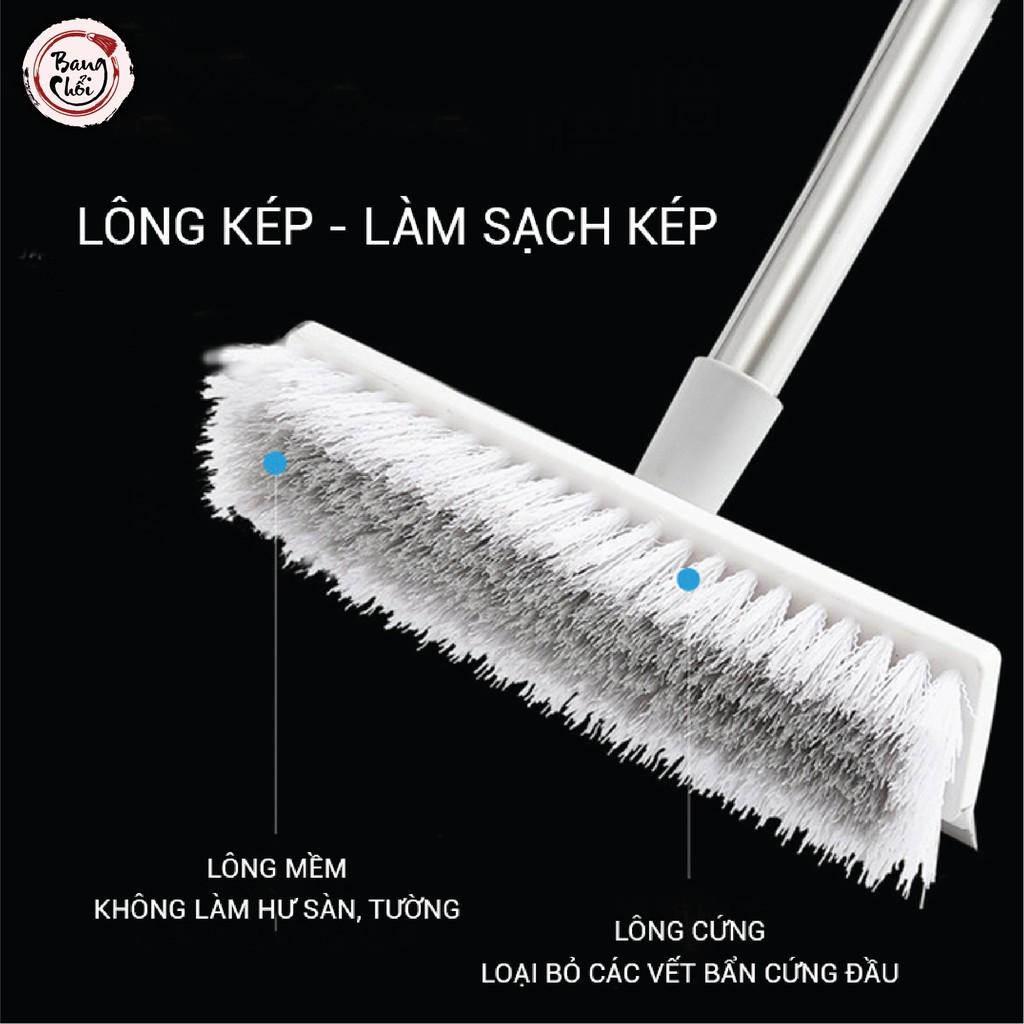 Chổi quét nước cán dài Pulito gạt nước 2 đầu xoay 180 độ 5A69