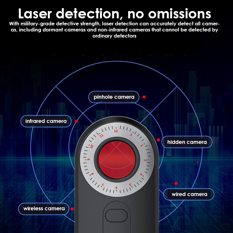 Máy dò tín hiệu chống theo dõi GPS quét Camera EuroTech Rada AK400 10Mhz-5Ghz