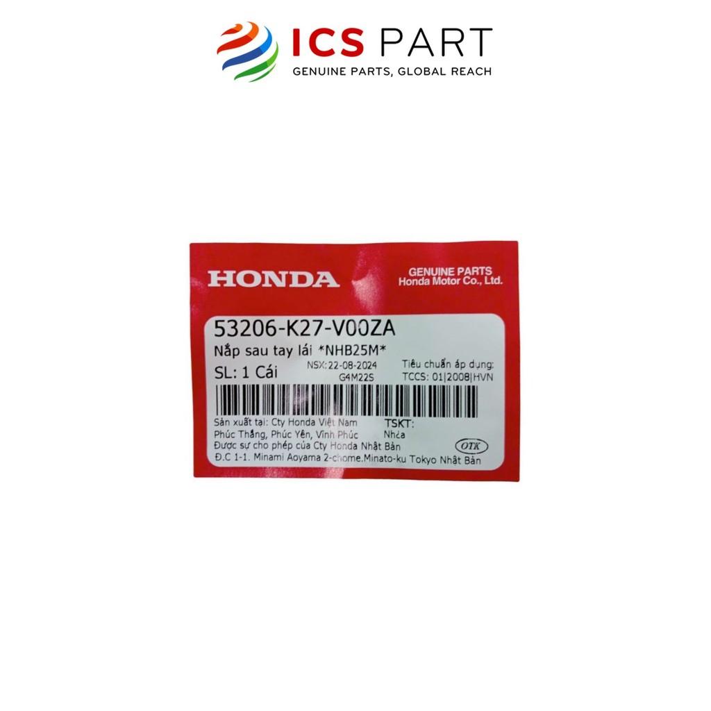 Nắp Sau Tay Lái (Nhựa Gáy) HONDA Air Blade 125 Đen Nhb25M (Không Tem) (53206K27V00ZA)