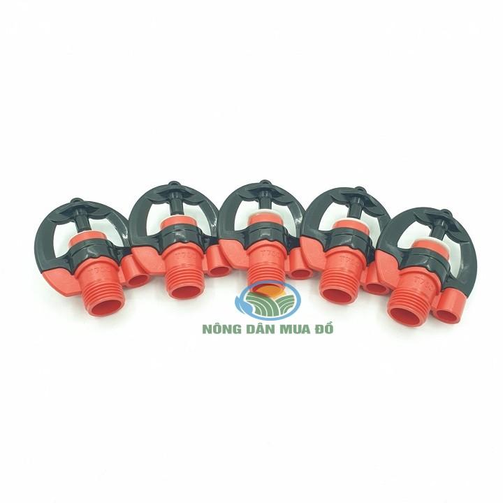 Bộ 10 Béc Tưới Cây Tưới Hoa T700 250L Tặng Kèm Đầu Nối- Béc Phun Mưa Cao Cấp