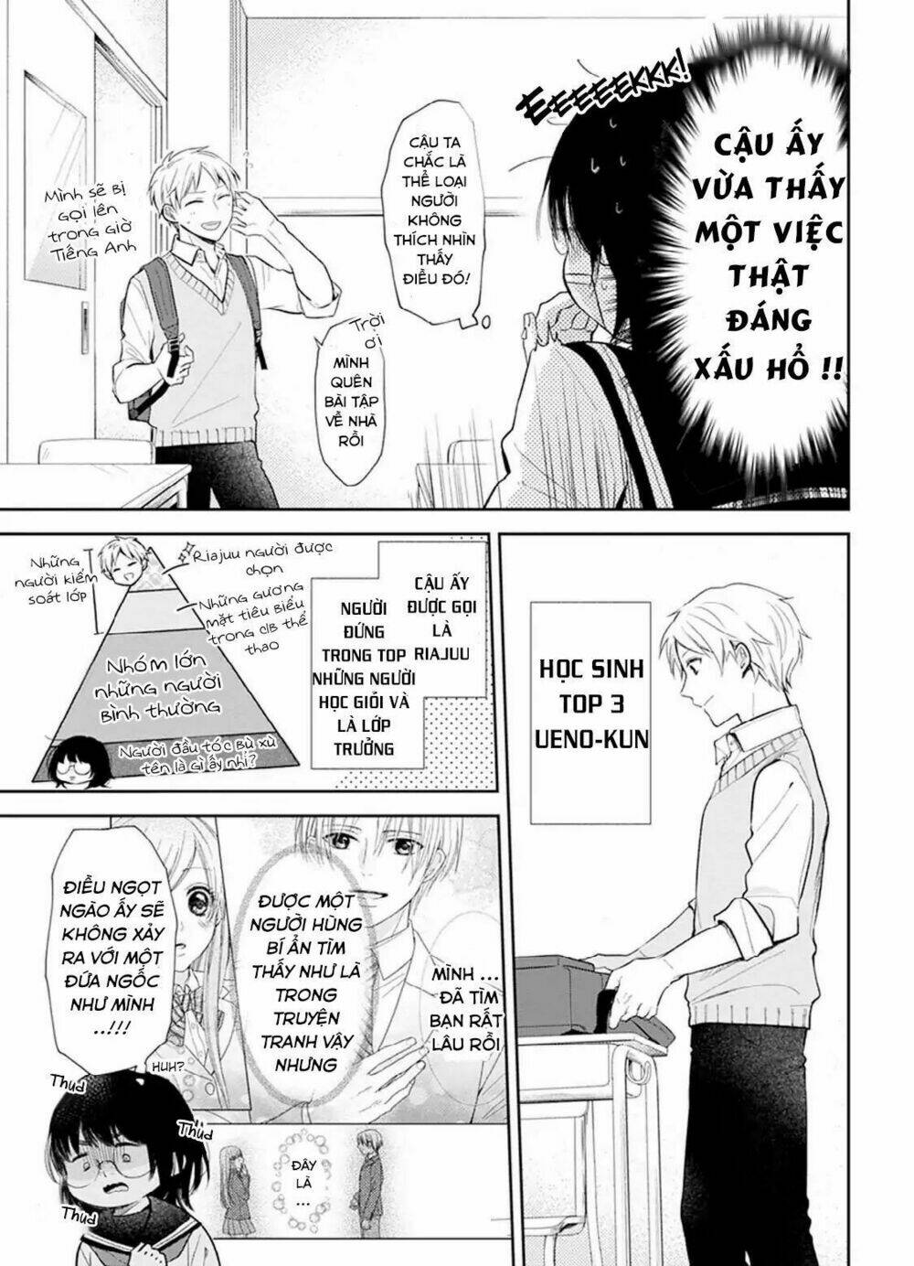 cô gái xấu xí và hoa chapter 1 12