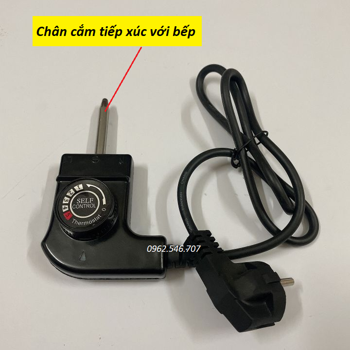 Dây nguồn bếp nướng điện 220v phù hợp với các loại bếp, xong, nồi, lẩu, nướng có điều chỉnh nhiệt độ