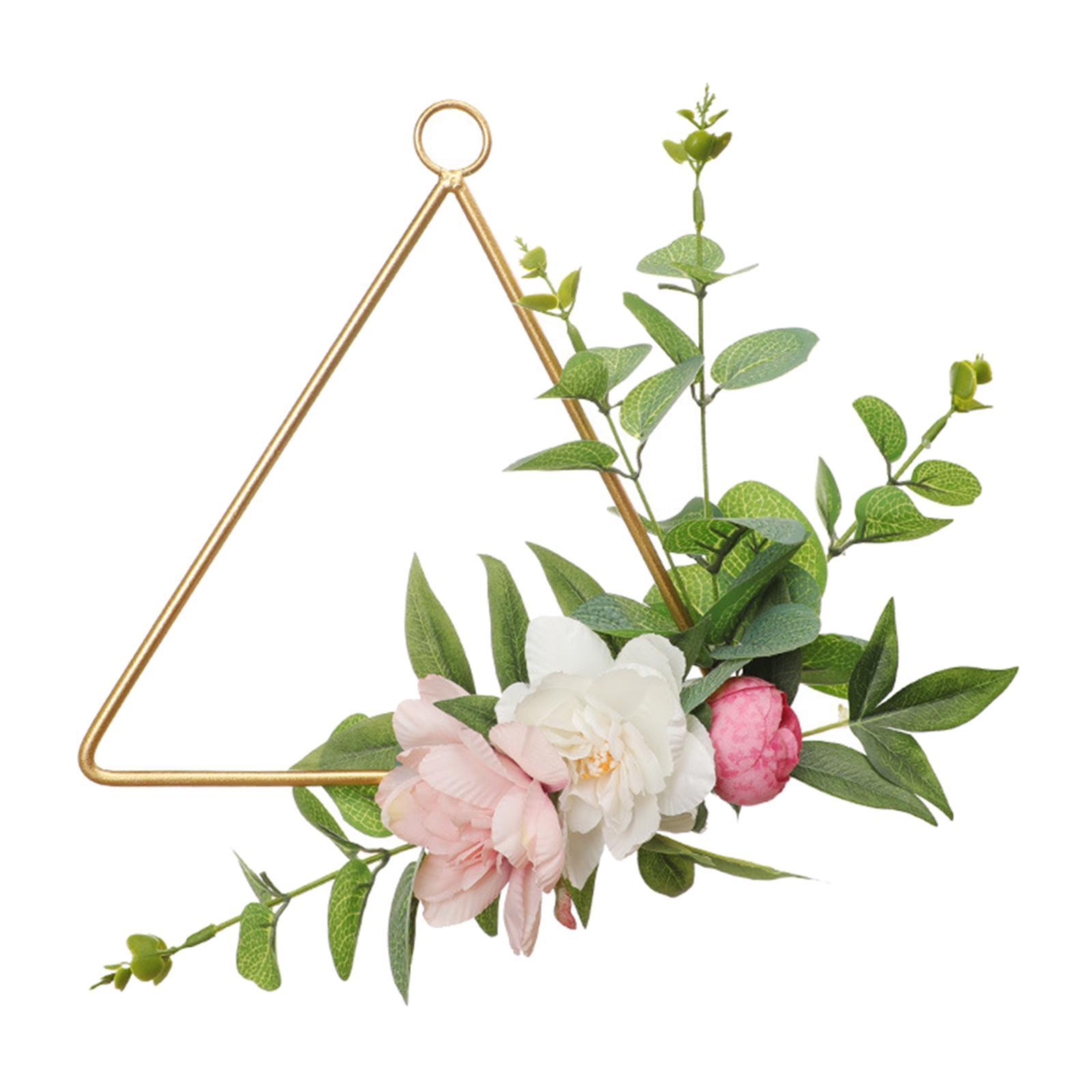 2x Wrought Iron Artificial Flower DIY Crafts for Wedding Baby Shower Ornaments