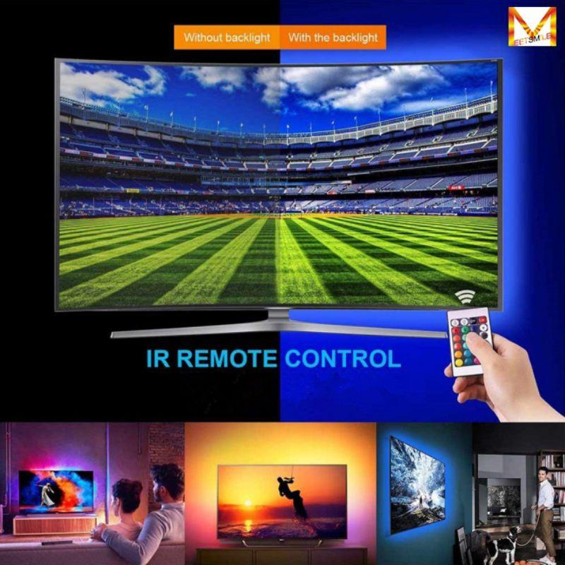Combo Led dây nhiều màu RGB 5050 5V và bộ mạch nháy có điều khiển