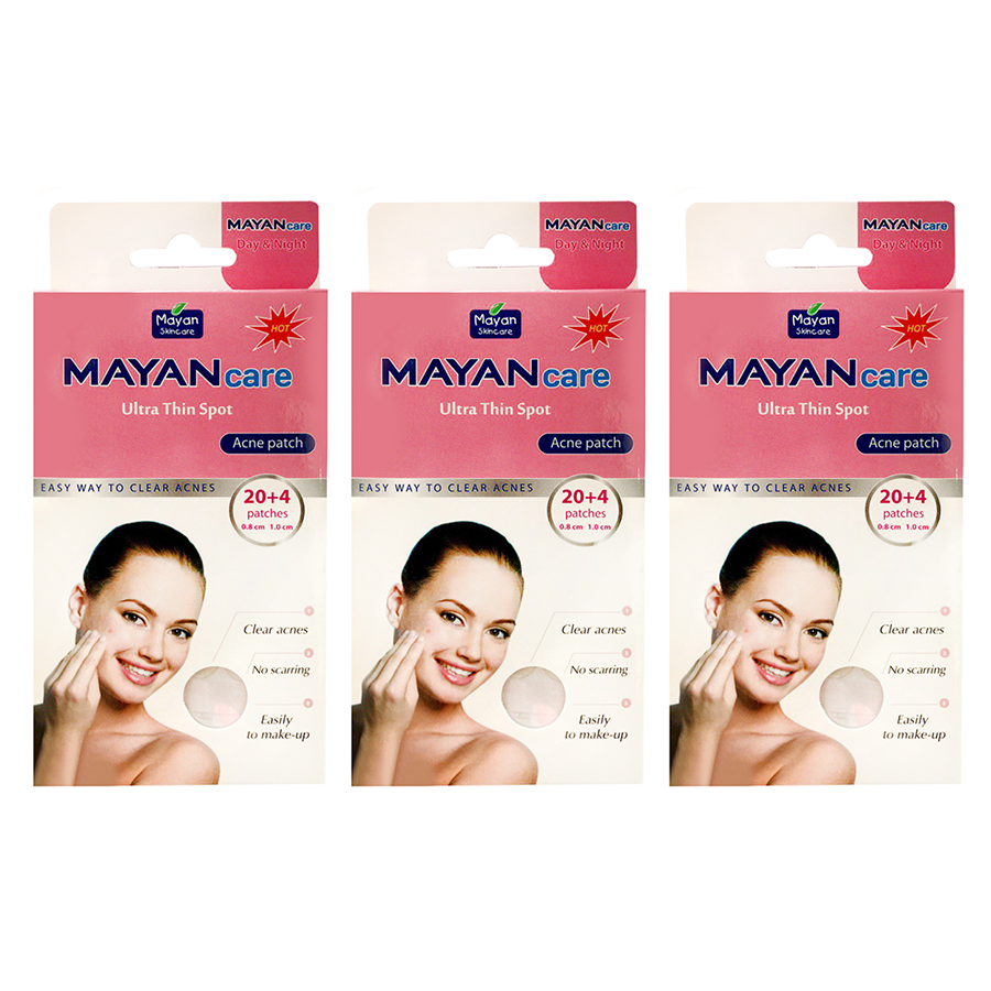 Combo 3 Miếng Dán Giảm Mụn Mayancare 20 Miếng