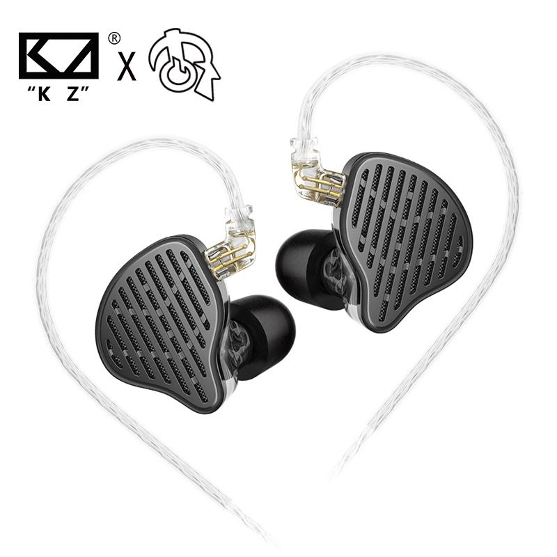 KZ X HBB PR2 Phẳng Trình Điều Khiển Từ Tính IEM Tai Nghe Có Dây Màn Hình In-Ear 13.2MM HiFi Tai Nghe Chơi Game Tai Nghe Nhét Tai Thể Thao Tai Nghe Kim Loại