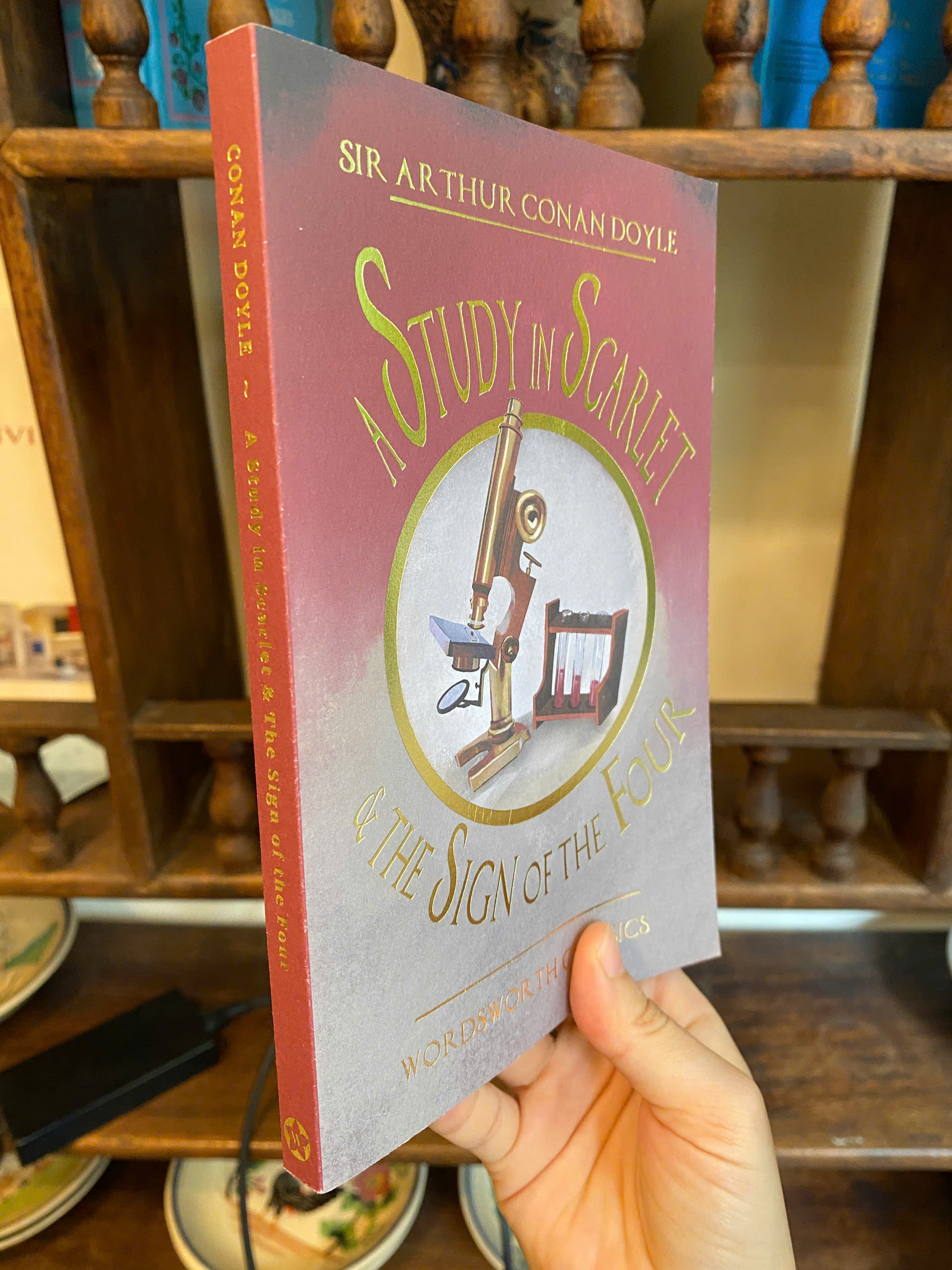 Sách - Study in Scarlet & the Sign of the Four by Sir Arthur Conan Doyle -Tiểu thuyết trinh thám