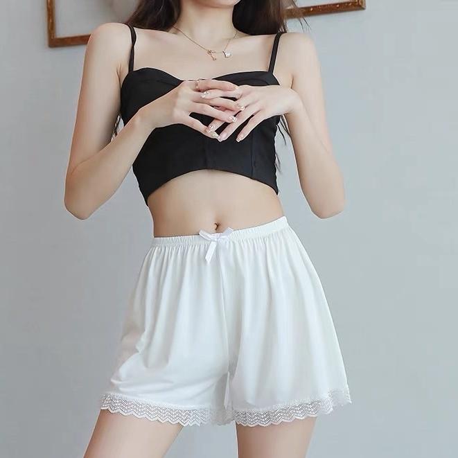 Quần ngủ nữ ngắn chất thun lạnh cao cấp