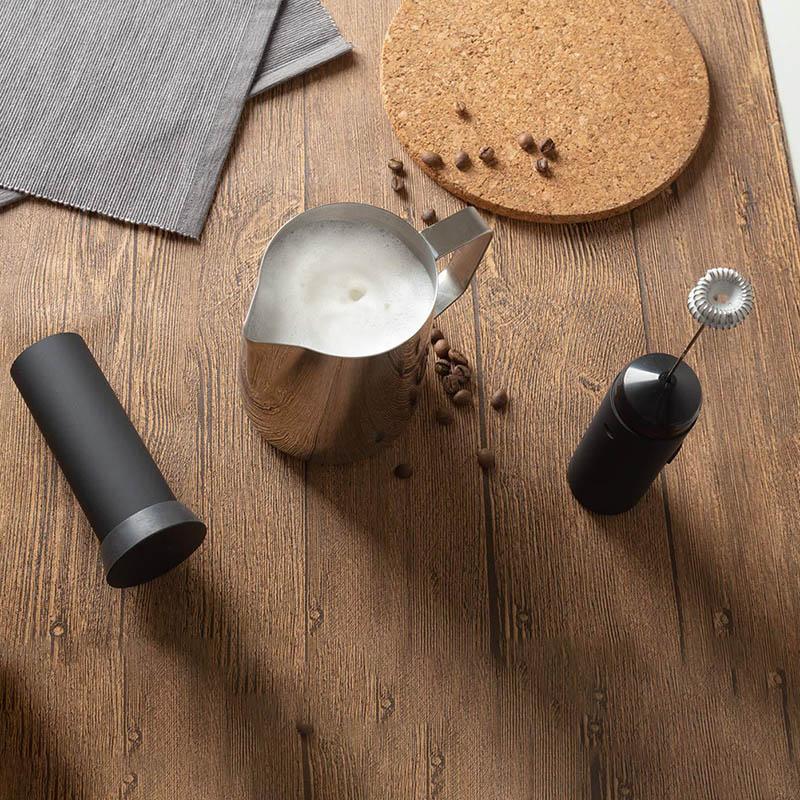 Dùng Điện Đa Năng Đánh Sạc Kem Máy Xay Sinh Tố Sữa Bột Coffe Khuôn Thép Không Gỉ Khuấy Đều Dính Bếp Cafe Nấu Tiếp Liệu