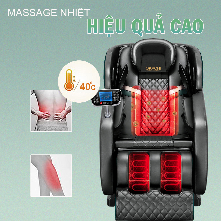 Ghế massage toàn thân OKACHI LUXURY Star JP-I9 (xanh)
