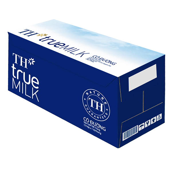 Thùng Sữa Tươi Tiệt Trùng Có Đường TH True Milk