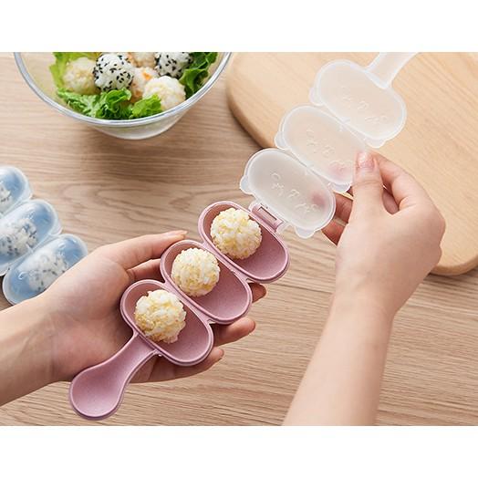 Khuôn lắc cơm cho bé lúa mạch tạo hình đáng yêu kích thích vị giác cho trẻ con bé rất thích VINKID