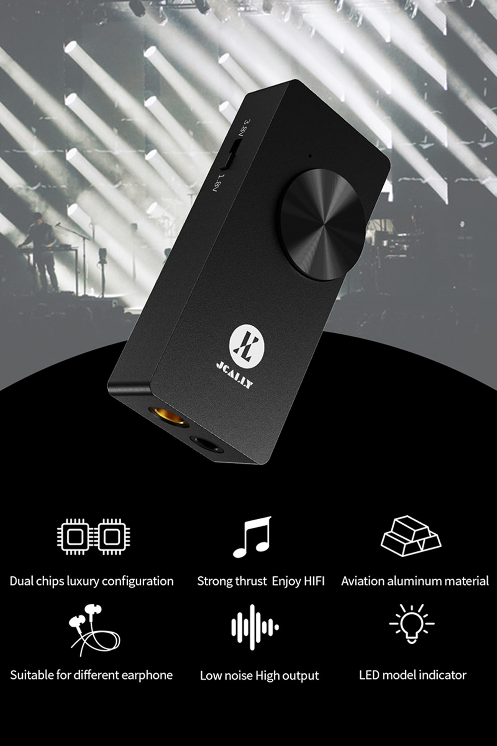 JCALLY AP10 Dual DAC CS43131 | Bộ giải mã Type C | Hỗ trợ giải mã DSD256 | Dongle Dac Amp - Hàng Chính Hãng