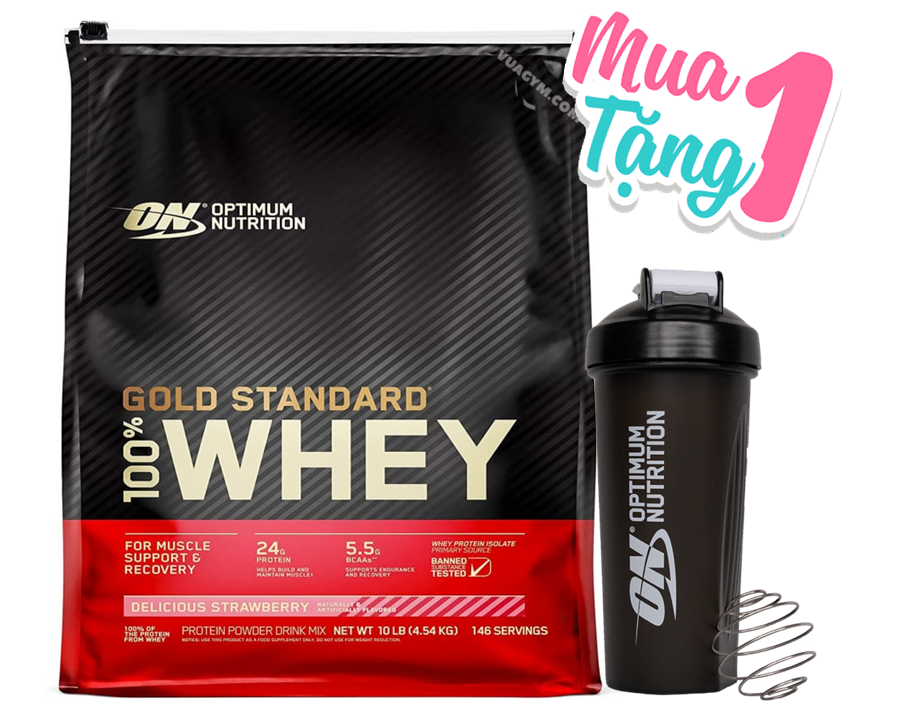 Thực Phẩm Bổ Sung Optimum Nutrition Gold Standard 100% Whey 10lb