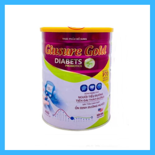 Sữa Non Tiểu Đường Glusure Gold 900g - Có Dây Thìa Canh Ổn Định Đường Hiệu Quả