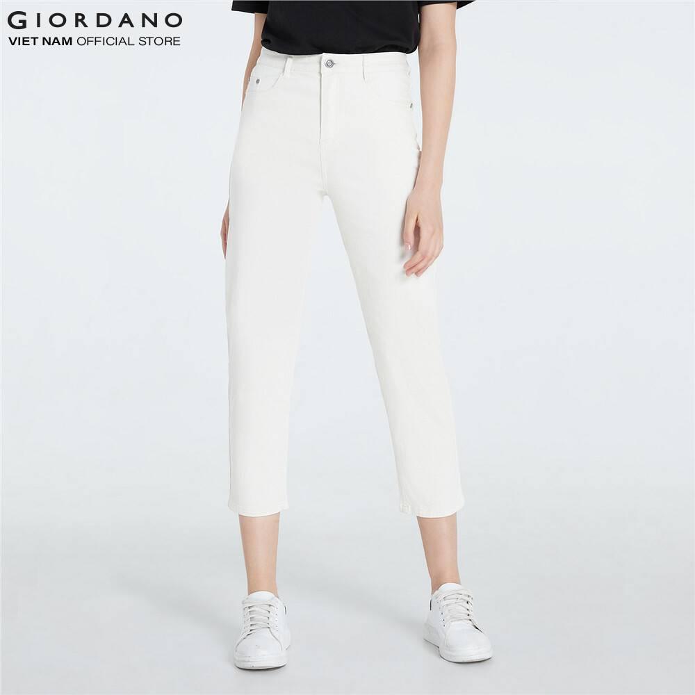 Quần kaki lửng nữ Giordano 05421260
