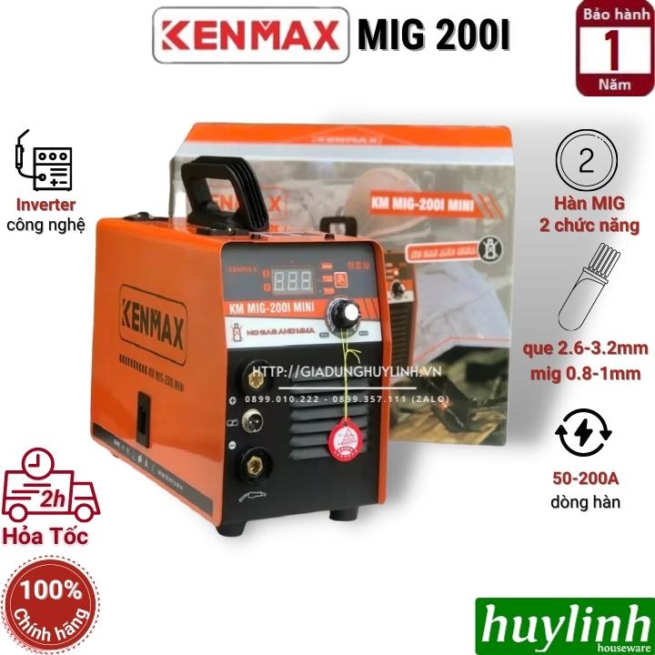 Máy hàn 2 chức năng Kenmax MIG 200I mini - Hàng chính hãng