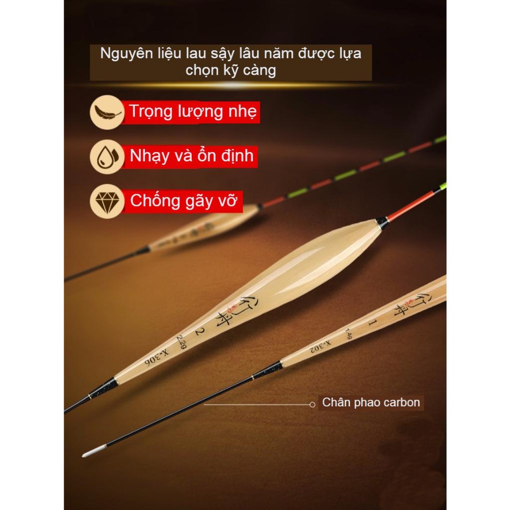 (Bộ 3 Quả) Phao Cỏ Câu Đài, Chuyên câu rô phi, chép, diếc - Fang Fishing