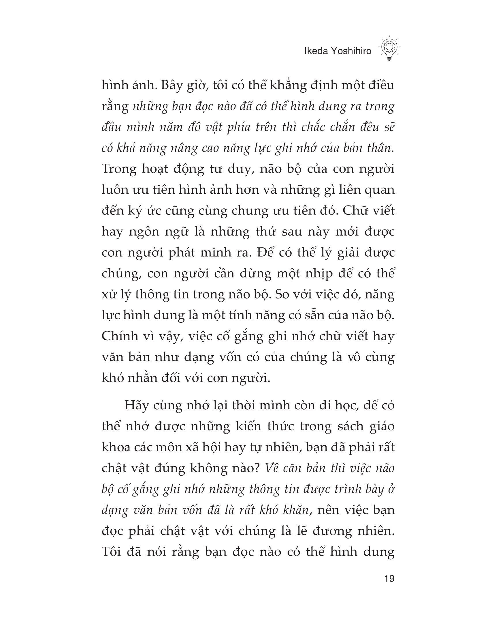 Rèn Luyện Siêu Trí Nhớ Bằng Hình Ảnh