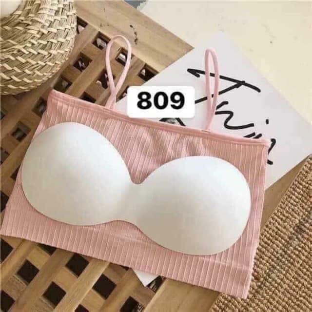 Áo croptop 2 dây có đệm ngực hàng đẹp