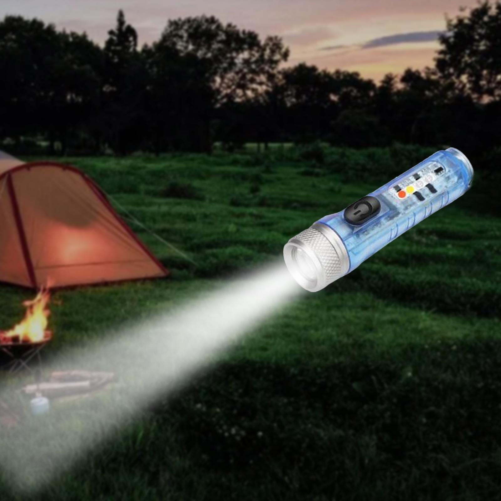 Portable Mini LED Flashlight Torch USB Rechargeable for Outdoor Workshop