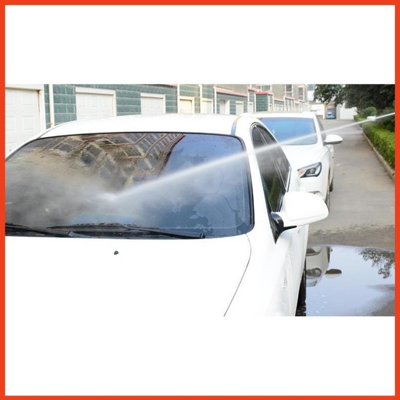 Rửa xe tưới cây Bộ dây và vòi xịt tăng áp lực nước 300% loại 25m cút đồng,nối đồng 206701-2