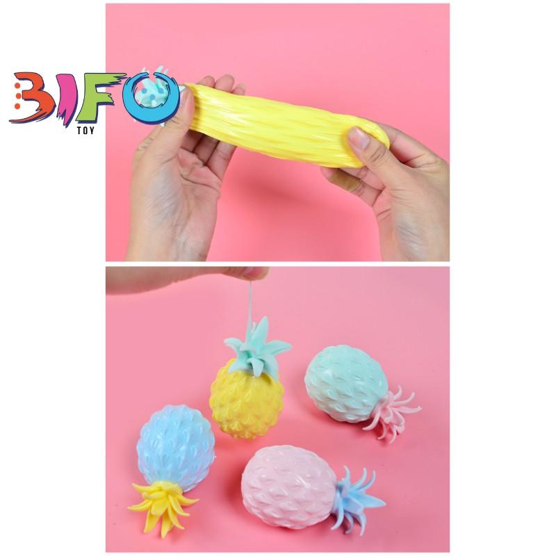 Đồ chơi mềm dẻo Squishy hình quả dứa ngộ nghĩnh đáng yêu cho bé