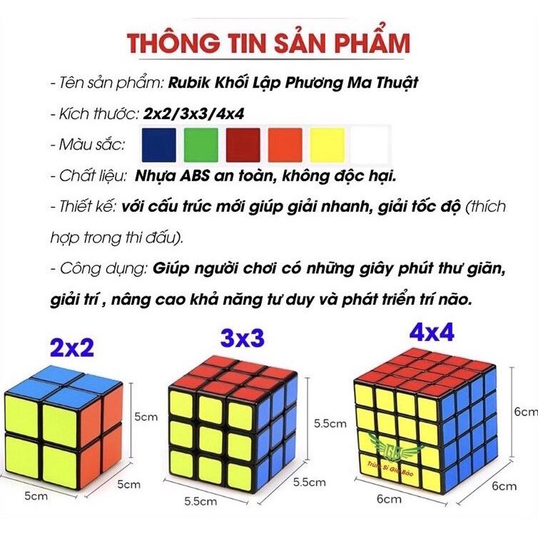 Rubik 3x3 - Rubic 3 Tầng Khối Lập Phương Ma Thuật