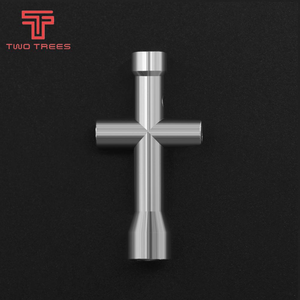 Twotrees E3D Vòi Phun Mini Cờ Lê M2 M2.5 M3 M4 Vít Đai Ốc Lục Giác Chéo Cờ Lê Tay Ổ Cắm Mô Hình Bảo Trì Bánh Xe Dụng Cụ