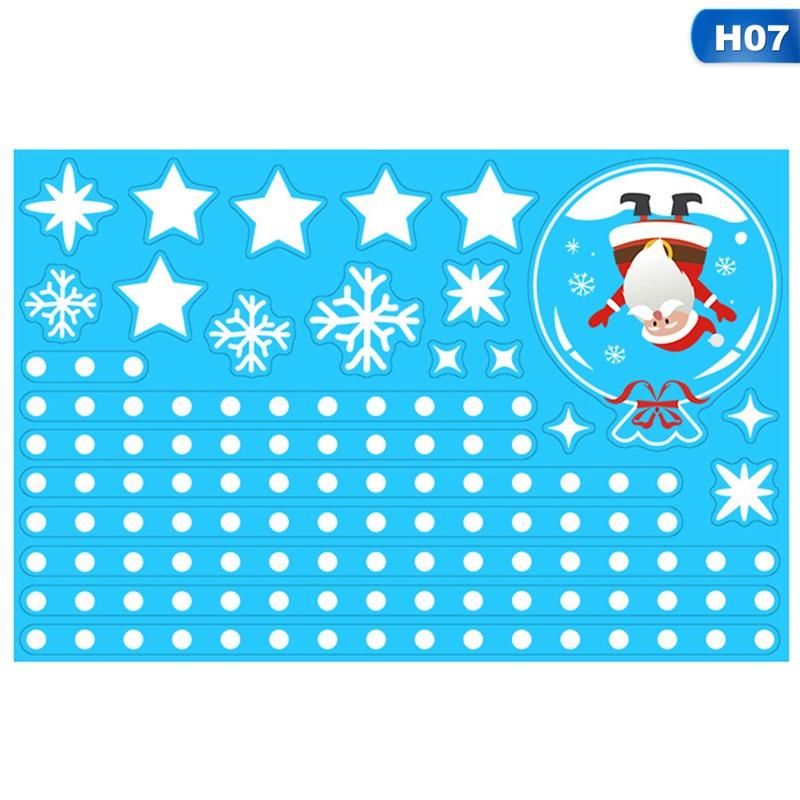 Tmdbyx Miếng Dán Cửa Sổ Trang Trí Giáng Sinh