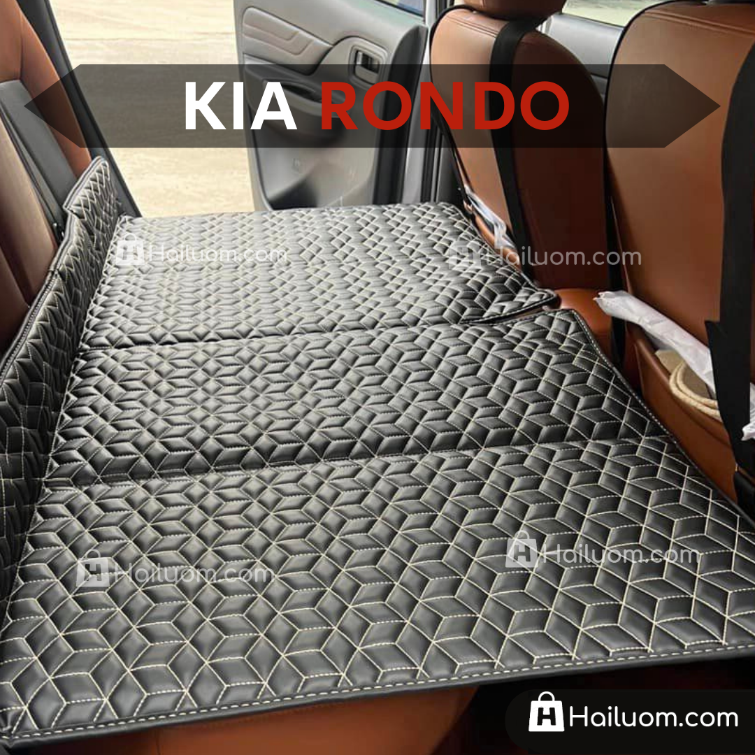 Đệm Nằm ô tô KIA RONDO - Thiết kế 4 Khay Dọc Trợ Lực - Đệm không bơm như đệm hơi ô tô