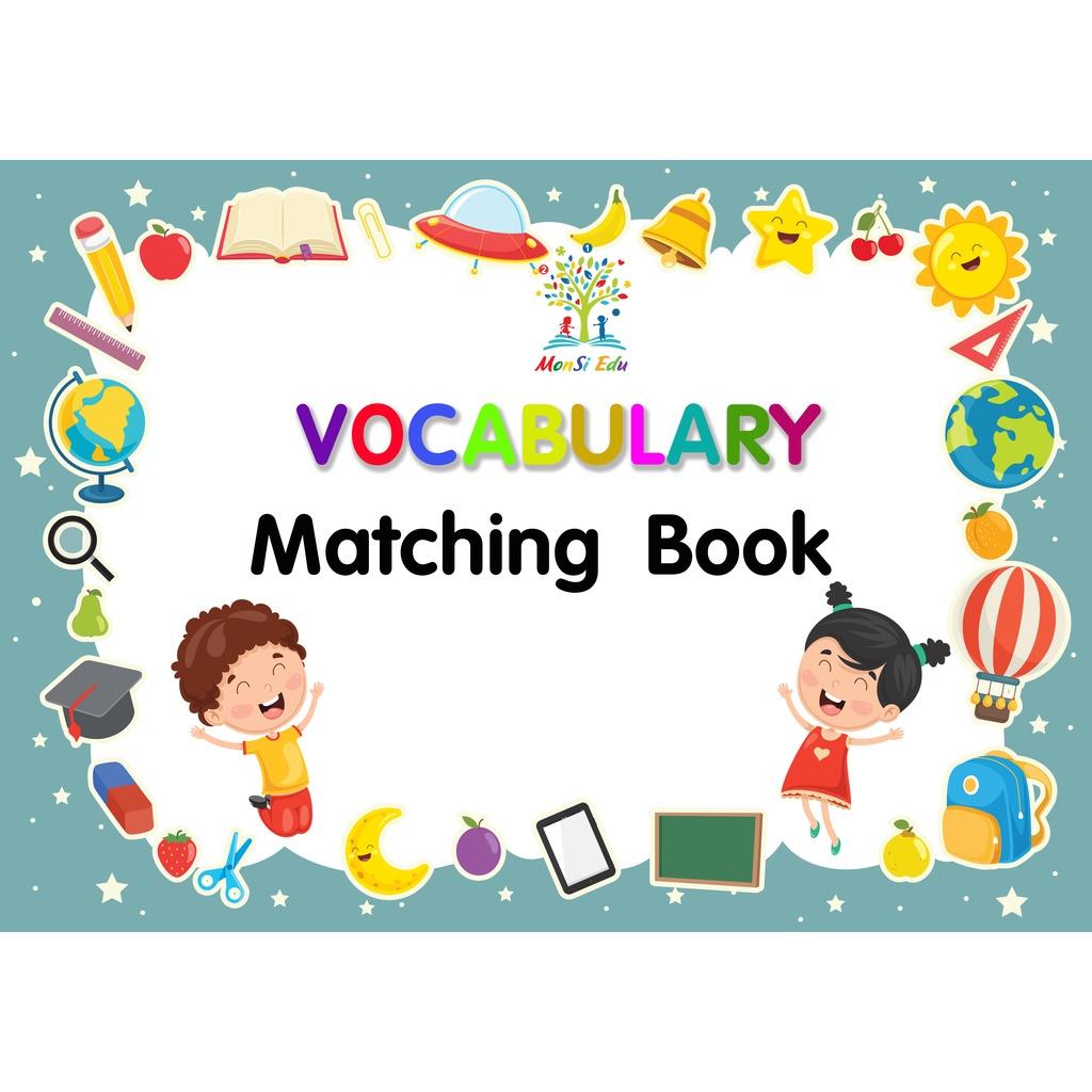 Học từ vựng Tiếng anh 20 chủ đề Vocabulary – Học liệu bóc dán Montessori