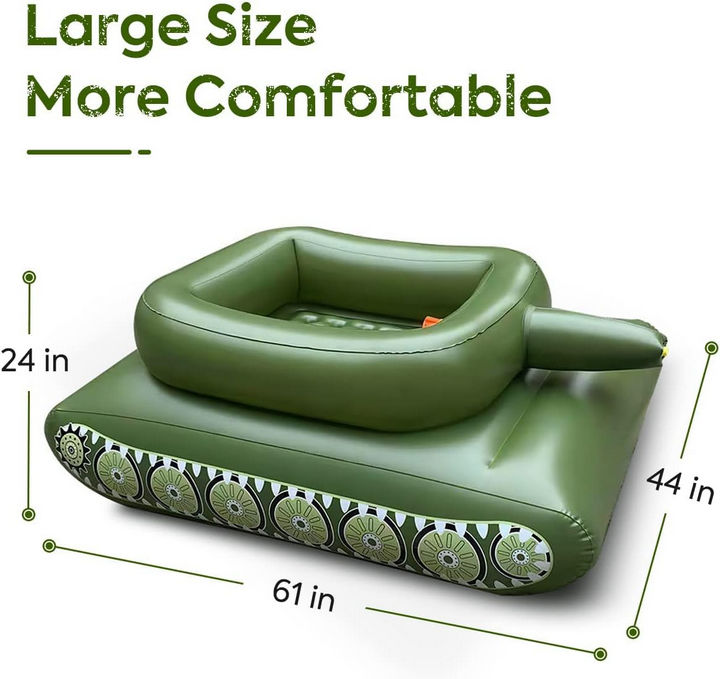 Phao Bơi Chơi Té Nước Inflatable Tank Pool - Home Decor Furniture