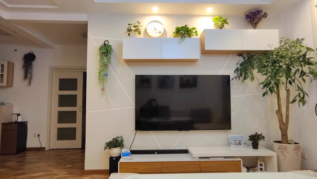 Tủ kệ gỗ treo tường trang trí cánh hất gỗ MDF cao cấp nhập khẩu phong cách tối giản hiện đại dễ dàng lắp ghép