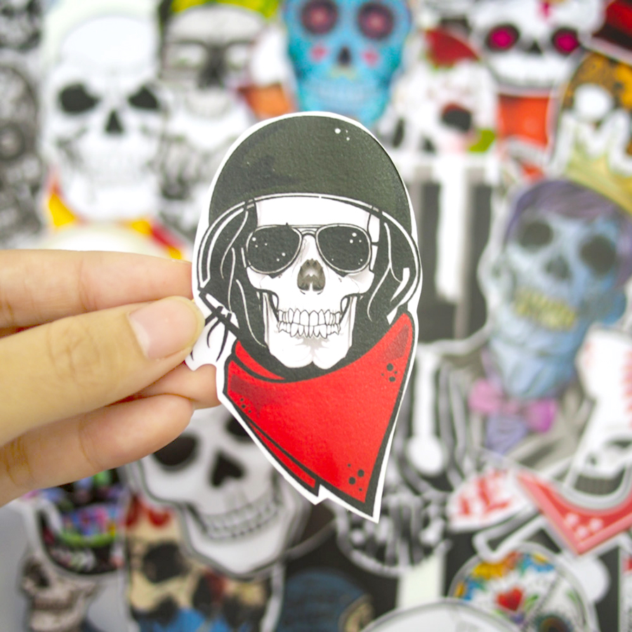 Set 100 Sticker - Skull