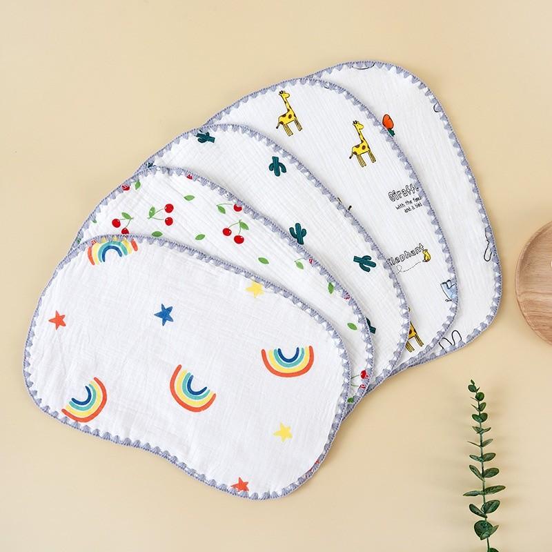Gối xô sợi tre 10 lớp Organic cao cấp thấm hút mồ hôi cho bé sơ sinh KT 20*40cm
