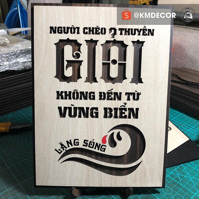 Tranh tạo động lực treo tường trang trí văn phòng - Mẫu "Người chèo thuyền giỏi không đến từ vùng biển lặng sóng