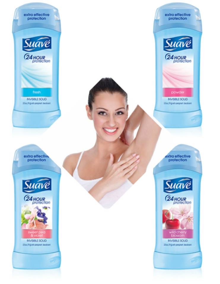 Sáp khử mùi Suave Sweet Pea & Violet 74g - USA