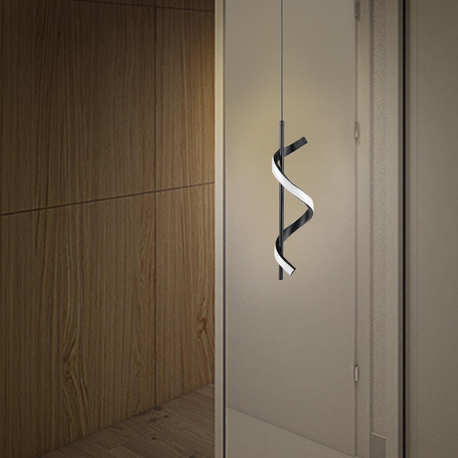 LED Pendant Light Fixture Chandelier Spiral Ceiling Light for Restaurant Bar