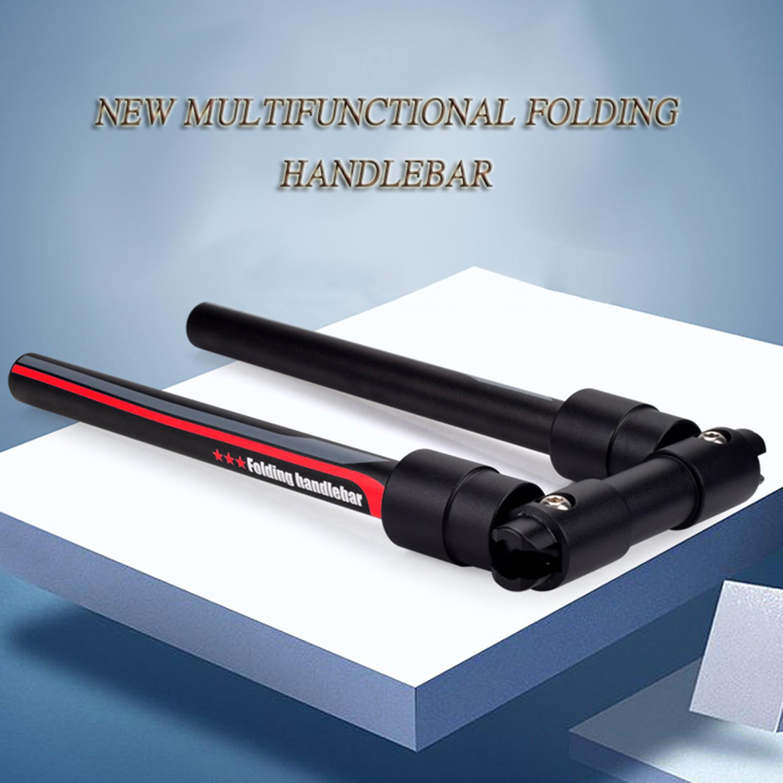Bike Folding Handlebar Aluminum Alloy Electric Scooter MTB Road Bicycle Handlebars Quick Release Foldable Handle Bar 31.8mm/25.4mm