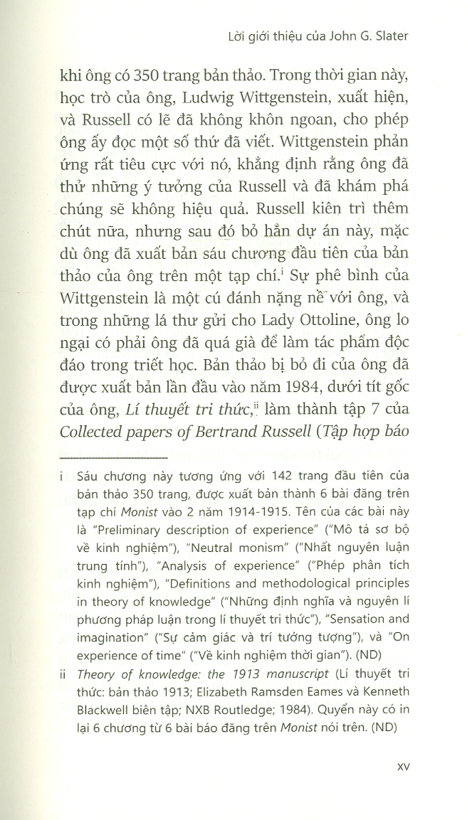 Sách IRED Books - Tri Thức Của Chúng Ta Về Ngoại Giới